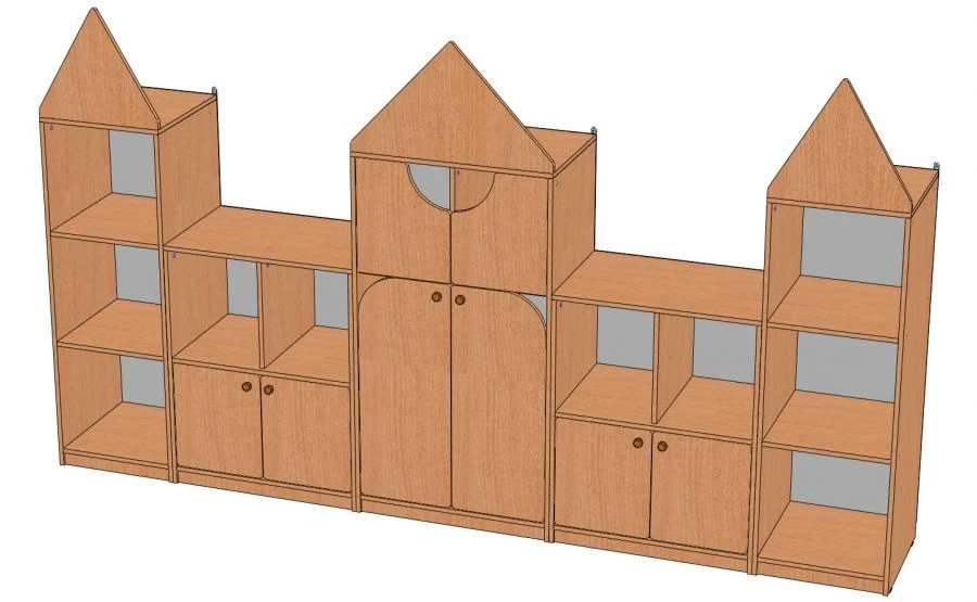 Shelf "Castle". Model: S-Z