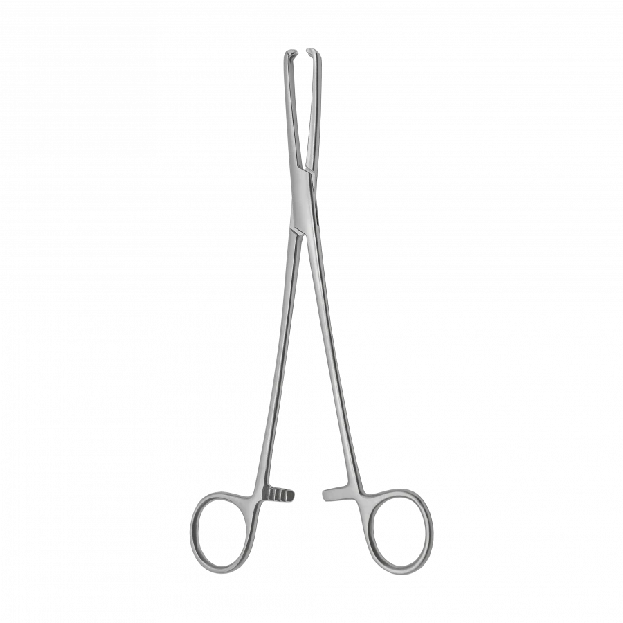 TSH-04-050-21 Double-toothed uterine forceps, straight, 213 mm