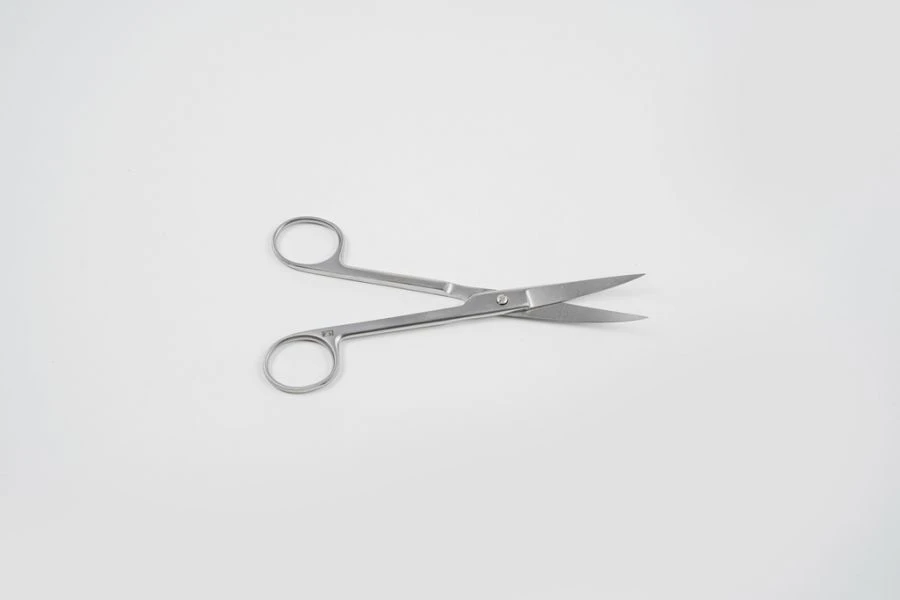 VZ-N-4-2 Scissors with 2 sharp ends, vertically curved, 170 mm.