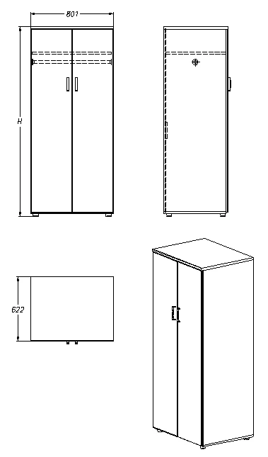 Wardrobe (series 422.80)