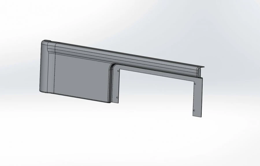 Front rear catwalk trim 529230-5602160