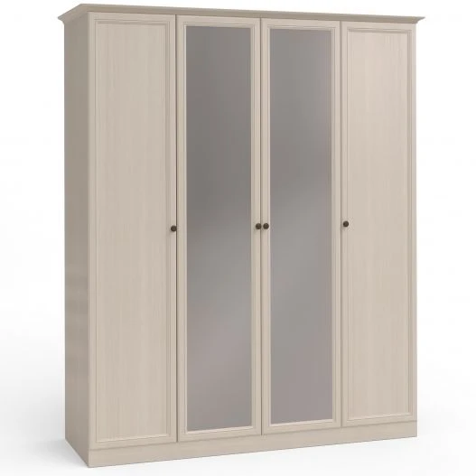 "Camilla" FU3-01.T8L, 4-door cupboard (1+2+1) with mirror from the 'Camilla' modular furniture set