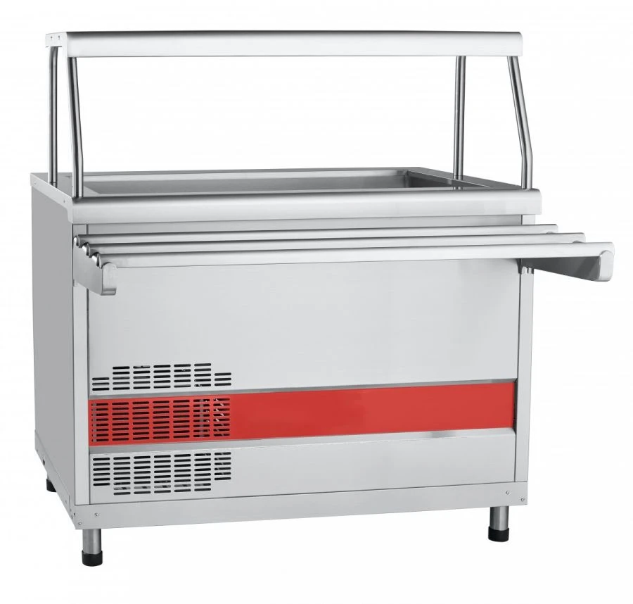 Refrigerated high-temperature display counter with neutral cabinet ???(?)-70??-02-??