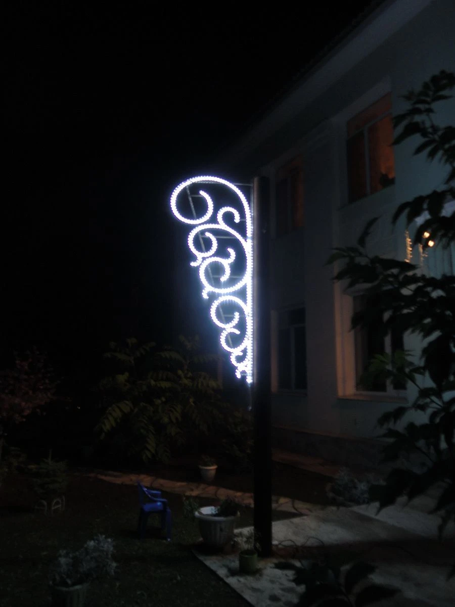 LED console (LED panel) "Vintage" - decorative street lamp on brackets (modifications 220V, 24V,12V),