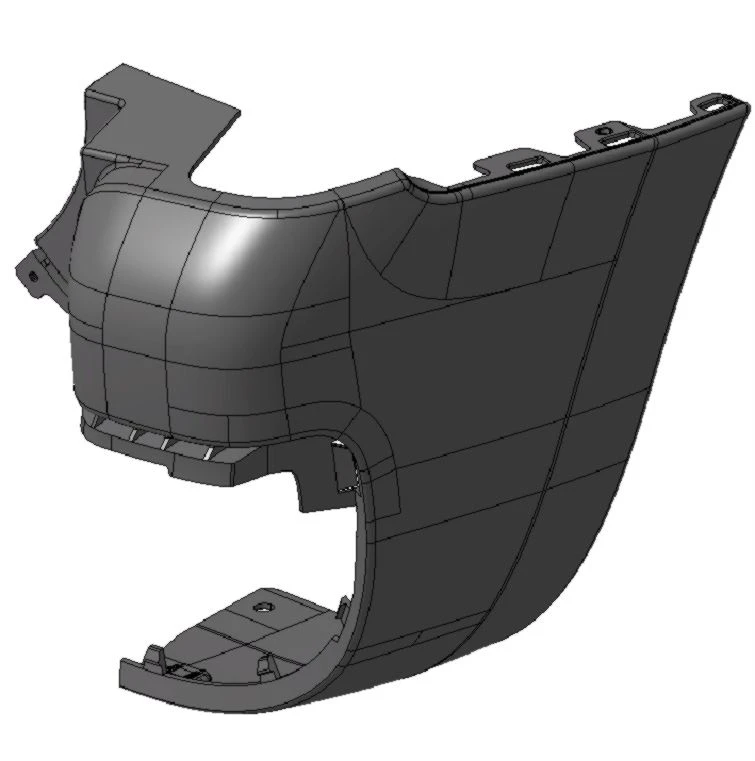 Bumper side right 9682044277