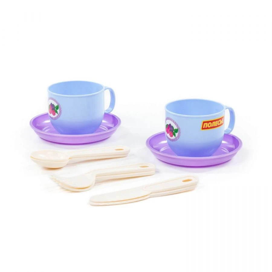 Minutka Set of Children's Tableware for 2 Persons (V1) (10 Elements) (in net), Article No. 80233