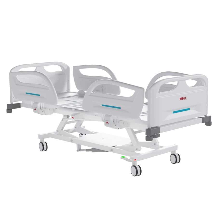 MEGI Tempo 3 Medical Functional Bed with electric height adjustment, plastic backrests, plastic sides
