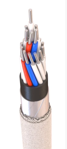 Control cable with aluminium conductors and PVC plasticate insulation for rated alternating voltage up to 660 V frequency d