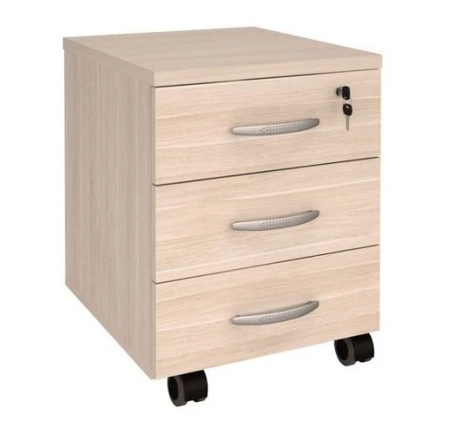 Rolling 3 drawer cabinet with lock "Style" (420x530x580) LDFB 16mm