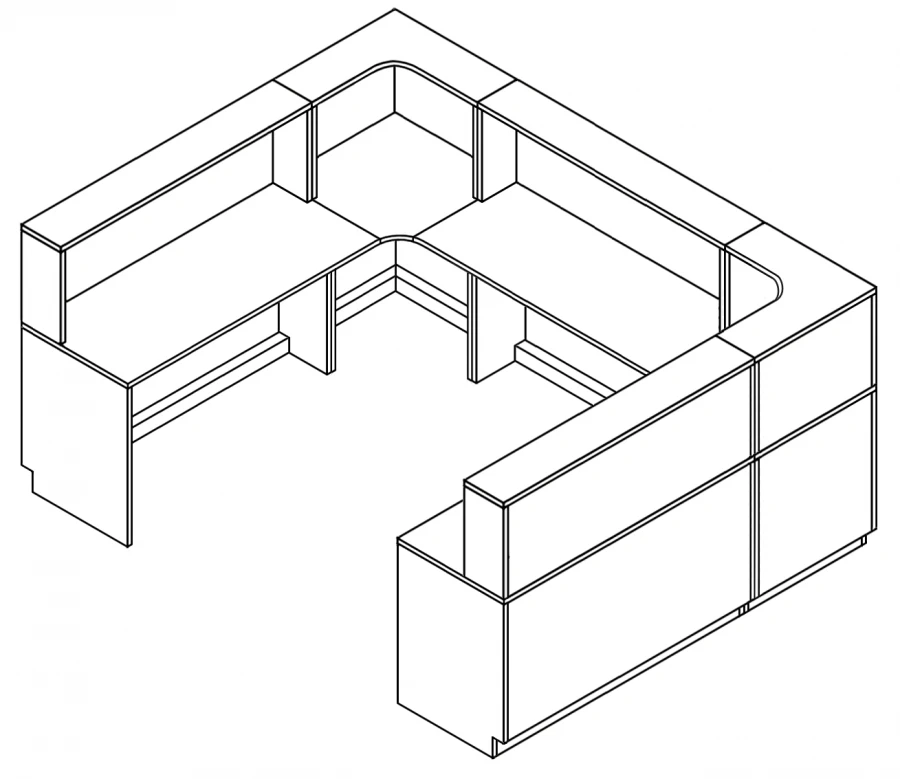 Desk-barrier-working PM-12