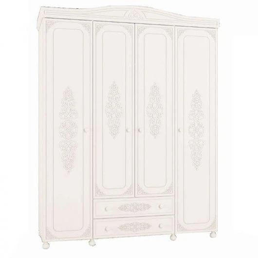 Wooden wardrobes for bedroom, models: Combination wardrobe "Assol" AS-28