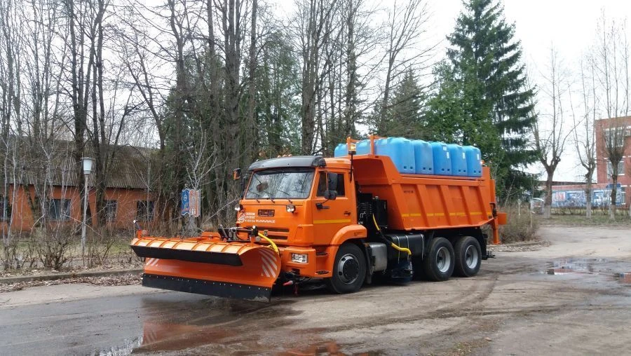 Universal road machine SDK-65115K of modification 59367C on the basis of KAMAZ 65115-A5, 65115-50, 65115-5H vehicle.