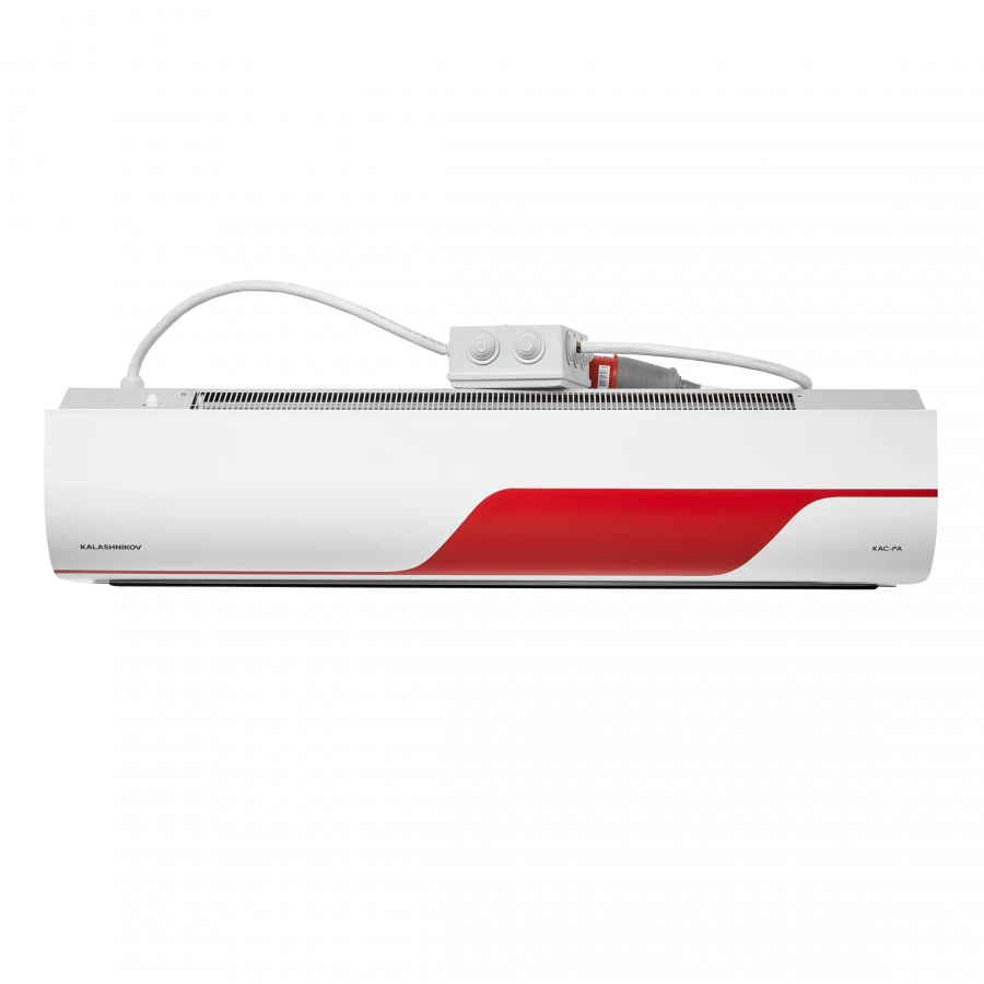 Stationary electric heat curtain, KALASHNIKOV trade mark, model KAC-PA4510E18 WhiteRed