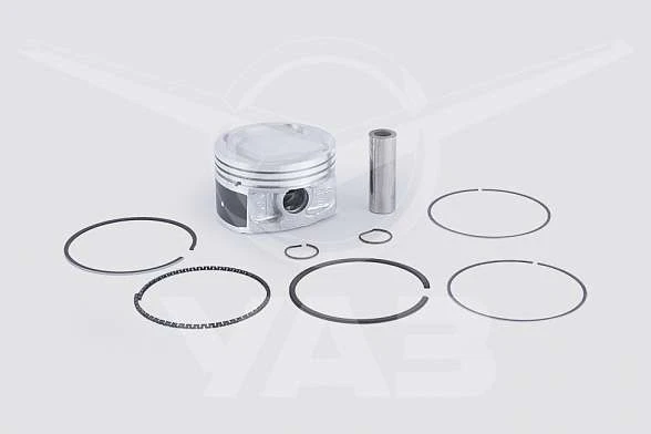 PISTON WITH PISTON PIN, WITH PISTON AND RETAINING RINGS SET 409.1004018-105-05