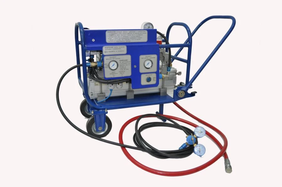 Automatic injection device for high-viscosity materials ANUVM