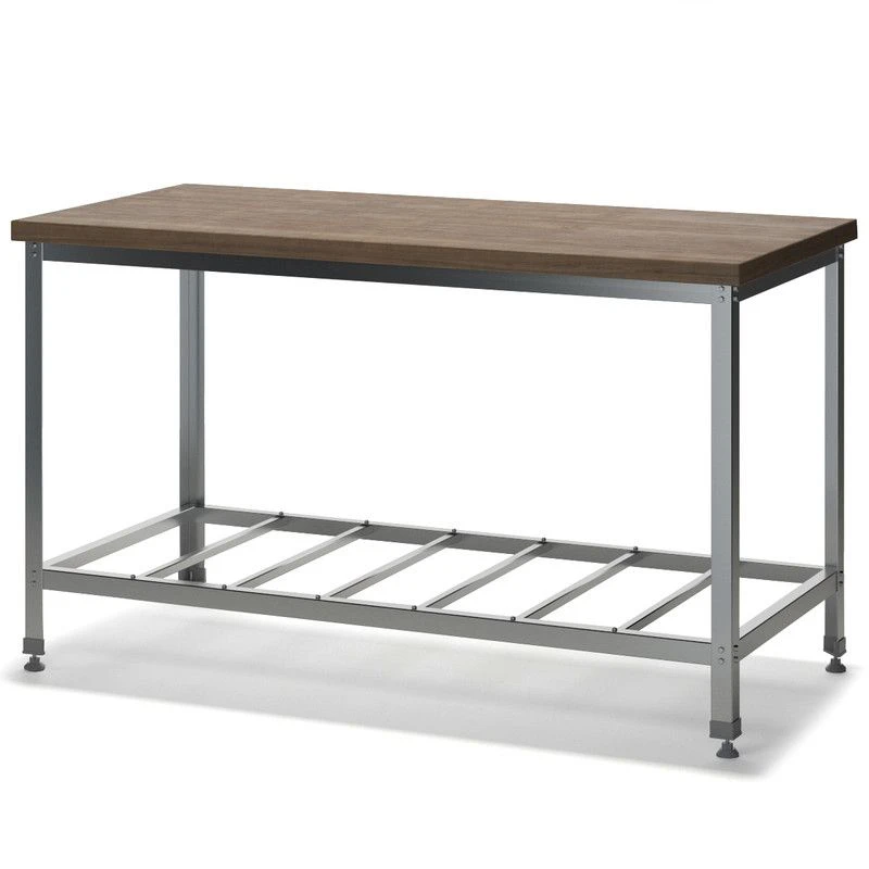 Confectionery table SRKN, stainless steel, wood top