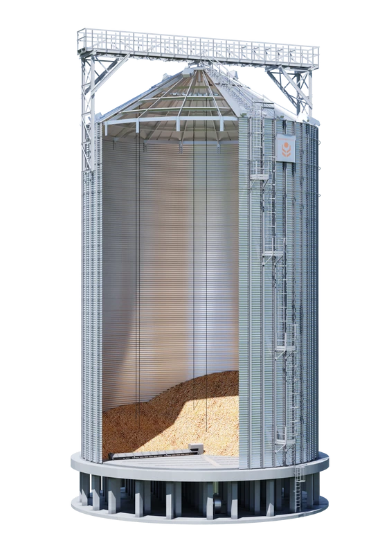 Flat-bottomed metal silo SPA4015-16,33-16