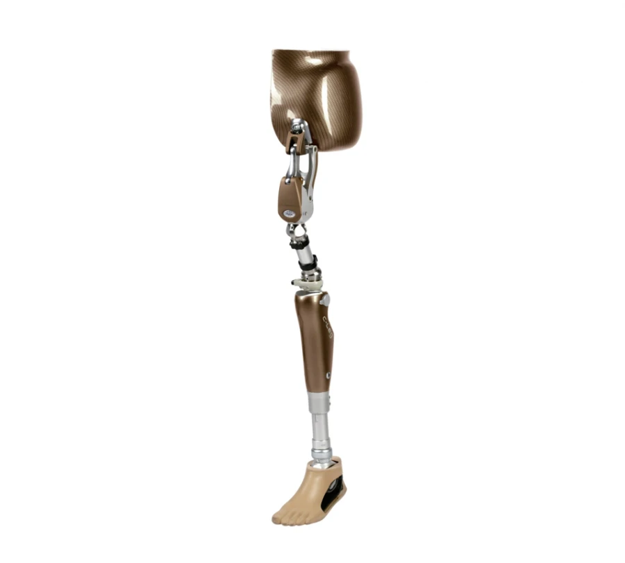 Modular microprocessor-controlled hip dislocation prosthesis
