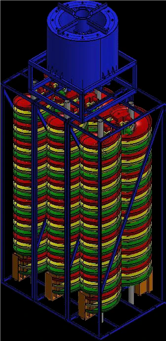 Mineral screw separator SCM. Analogue of MG, HG, HC, VHG, FM, WW.