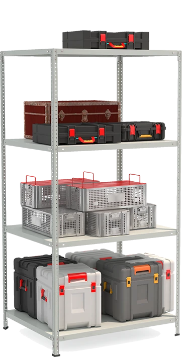 Metal shelf reinforced shelving unit model STF Shelf 1084-2.0