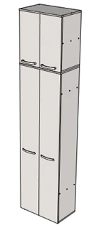 Wardrobe Type 1 tall cupboard