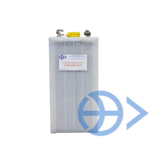 Alkaline nickel-iron open prismatic accumulators FL 250 P (TPNZh-250 P-U2)