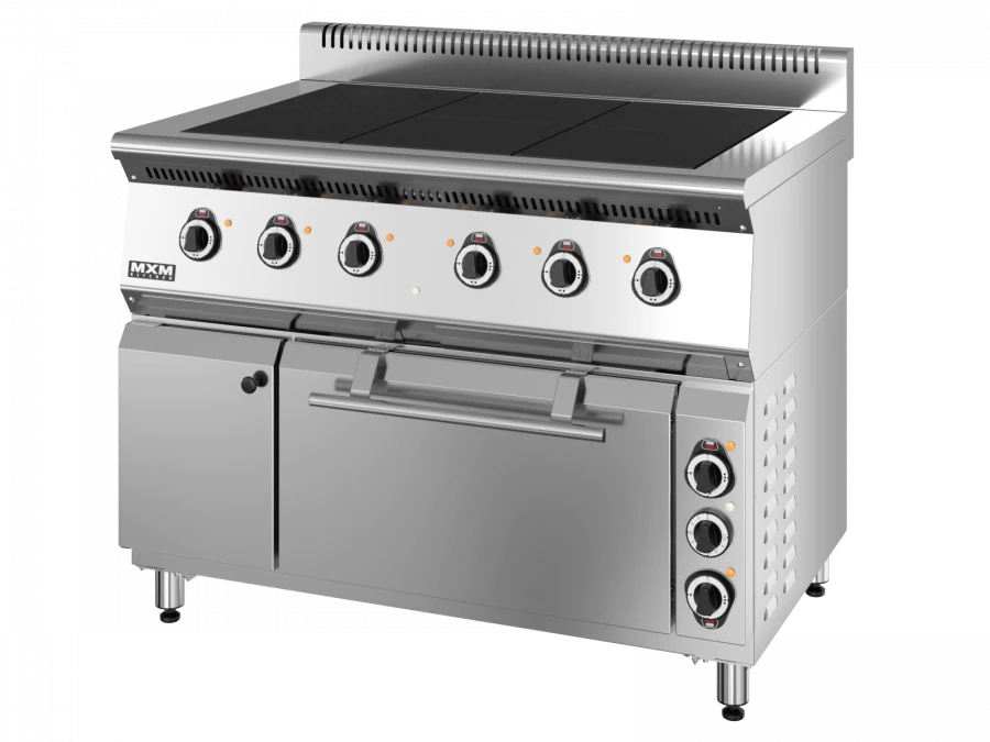 Electric cooker PE67Zh-02 (with oven, completely made of stainless steel, with air duct)