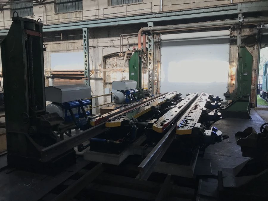Wagon retarder with pneumatic chambers of KNZ-3pk type drawing No. 19.094.000.000 (ZHB)