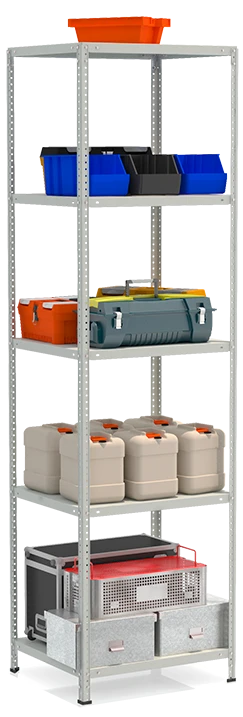 Metal shelf reinforced shelving unit model STF Shelf 765-2.5