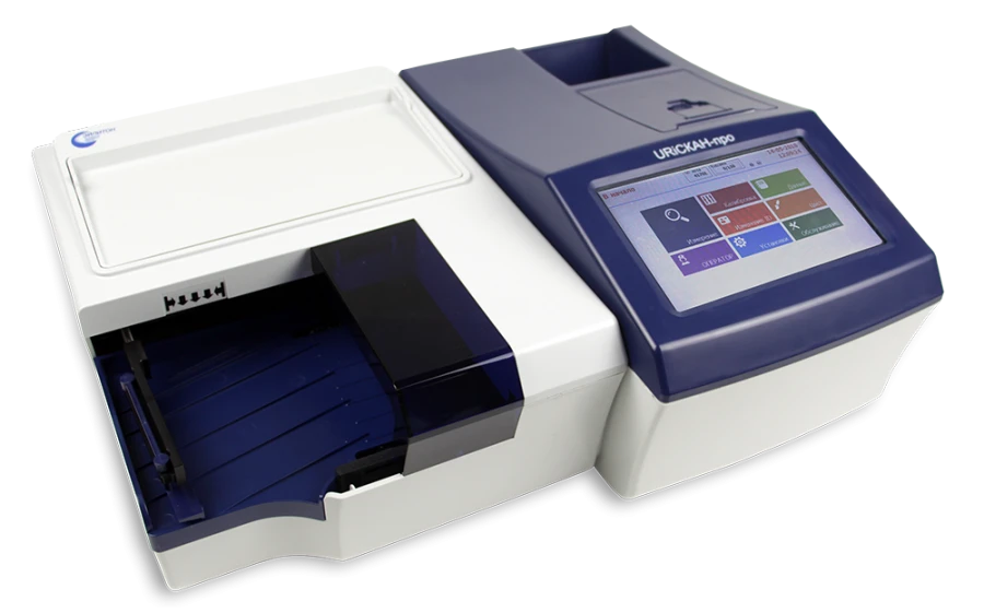 Urine analyser on URiSKAN-pro test strips
