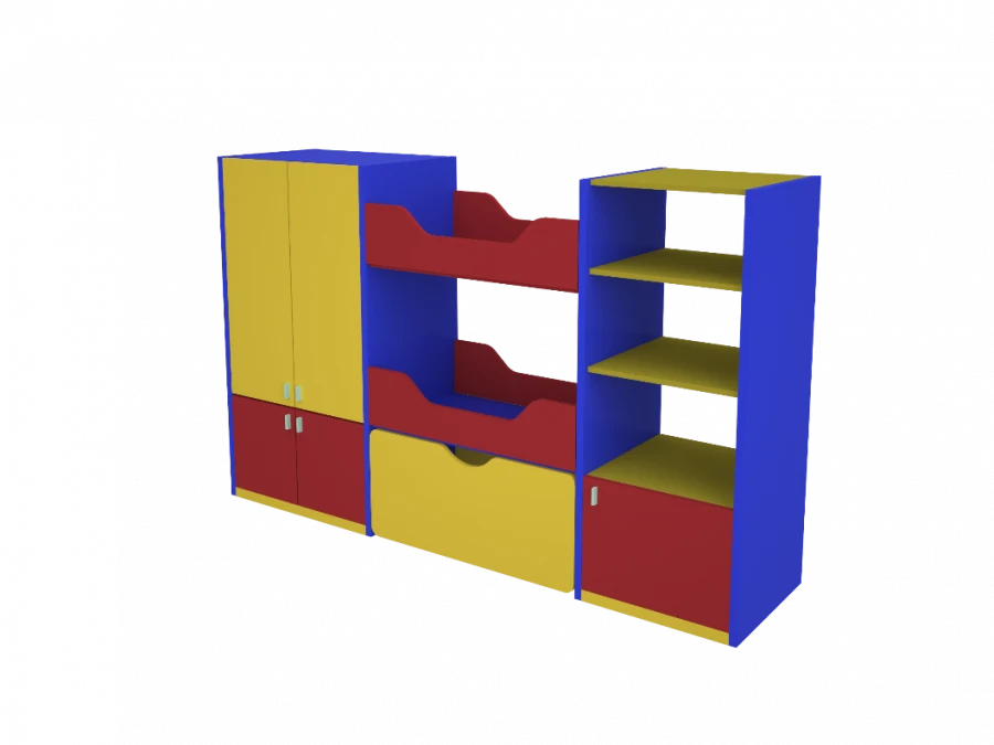 Play Shelf "Twin Bedroom" Dm384