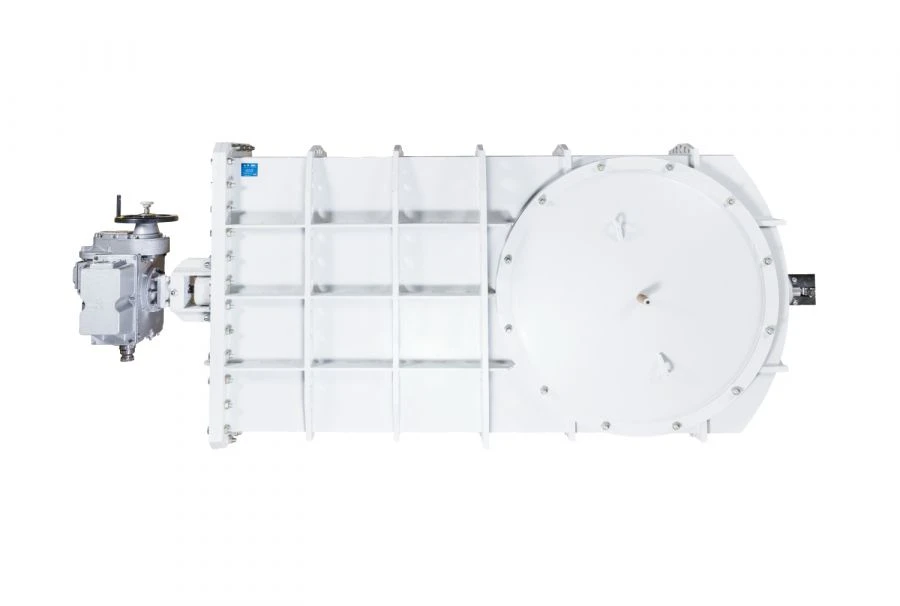 Flat electric actuated vacuum gate valve ?????-900