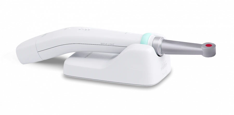 Dental photoactivator for polymerisation of composite fillings. Model "Estus Light" (WITH FILLING PAD "RED66
