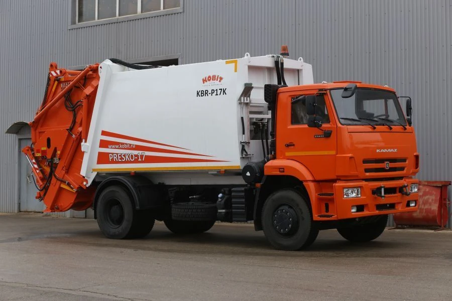 Rear-loading rubbish truck Presko 17 (KBR-P17M), type KBR-P17M, basic chassis: MAZ-5340C2, MAZ-5340V4