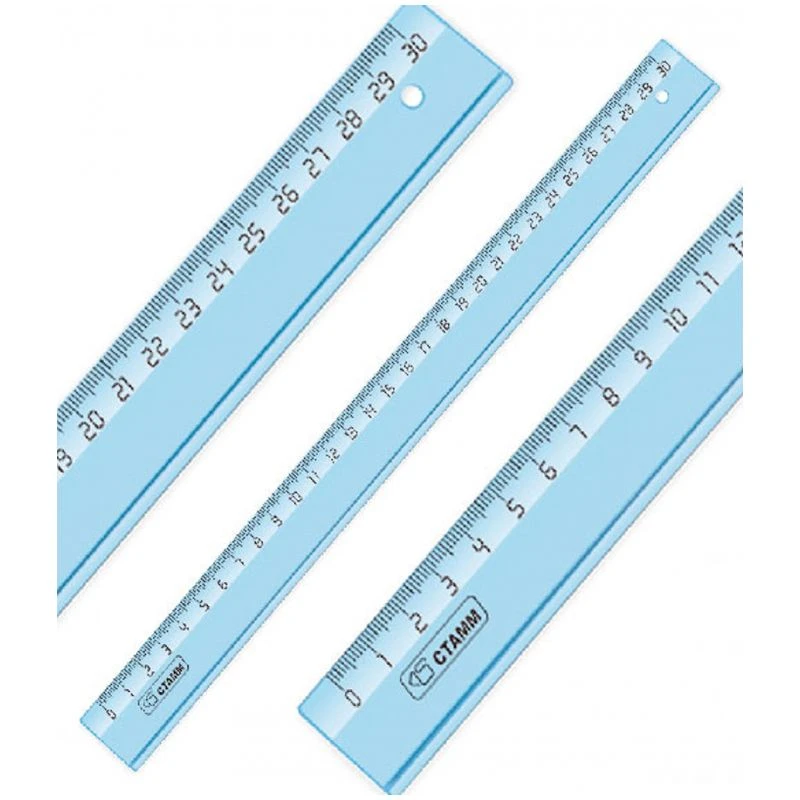 Ruler 30cm STAMM, plastic