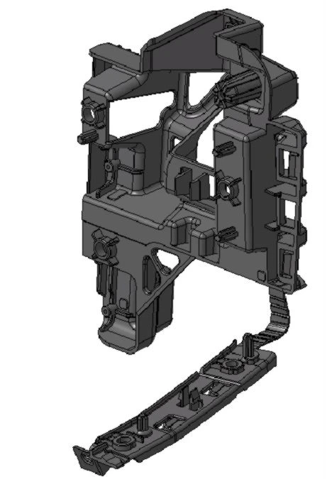 Bumper bracket left 9680603580