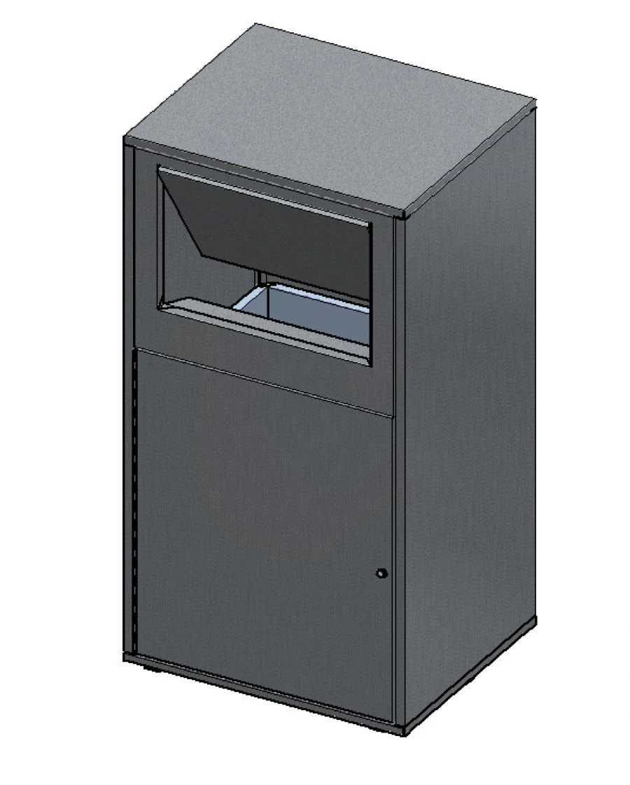Waste bin for cafe