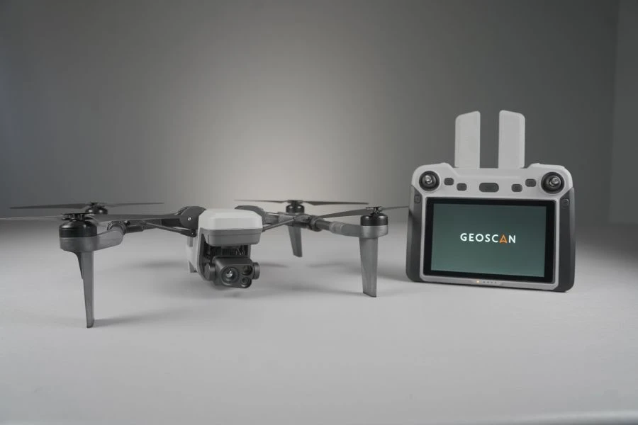 Unmanned aerial system "Dronoport ERI MINI" complete with "Geoscan 801" UAS