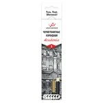 Graphic art pencils "VISTA-ARTISTA" "Academia "VAGPS-6 Sharpened 8x6pcs.