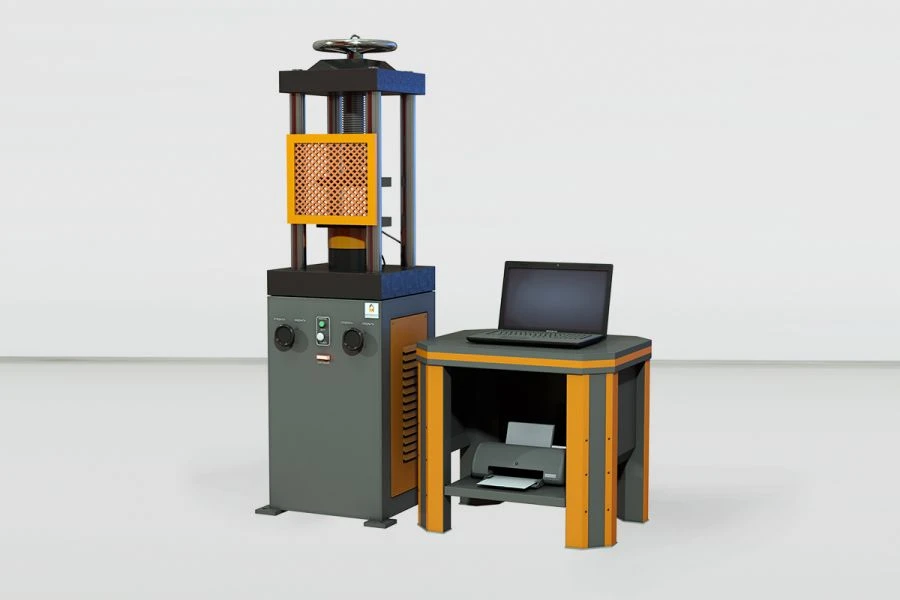 Electrohydraulic testing press PI-I (up to 1000 kN)