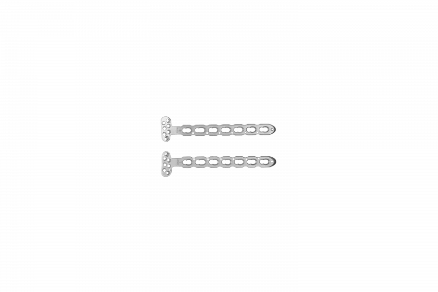Plate for distal radius with angular stability right/left (for 3.5/2.5 mm screws)