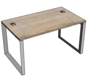 Executive desk on O-shaped m/k KC.SRrO-14.01