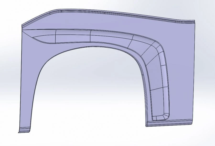 5299230-5402505-52/OR Right rear arch panel