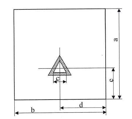 Medical sheets and napkins, single-use sterile (sheet for limiting the operating field with a triangular opening, l