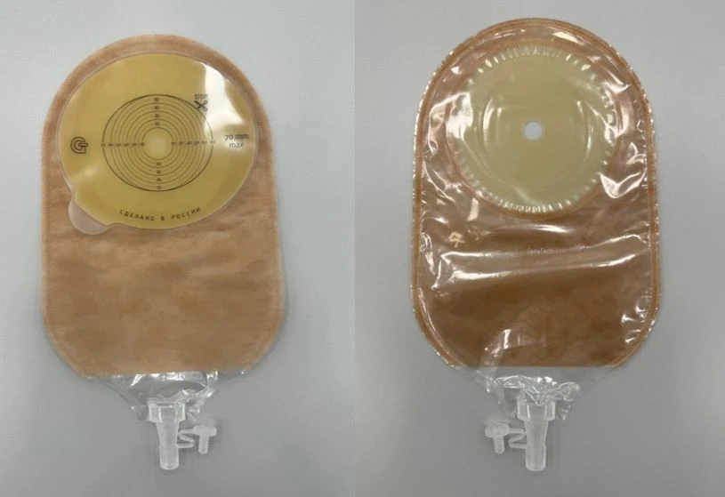Means of urostomy care: uroreceiver one-component drained according to TU 32.50.13-004-32952305-2021 with accessories, var.