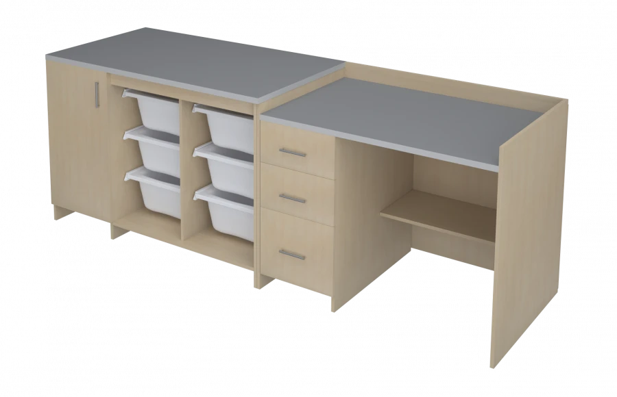 Demonstration table without plumbing AGAT 01.09.04