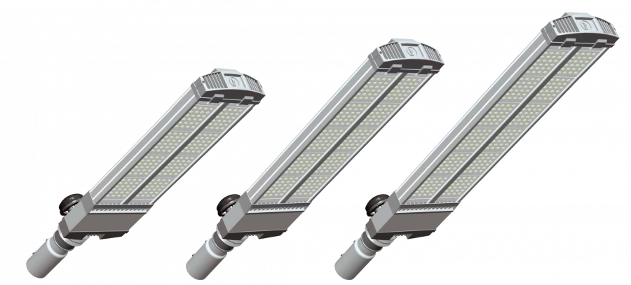 General-purpose stationary LED luminaires for street and road lighting, MAG41 series, power 140-360W