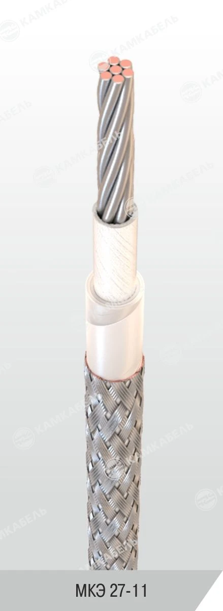 Wiring wire with combined insulation for operation at rated voltage up to 380 V with frequency up to 10000 Hz and at direct volt