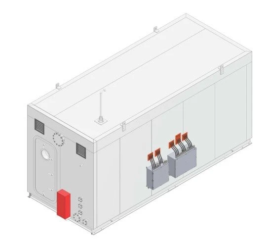Ballast water treatment unit in container UOBVK-135