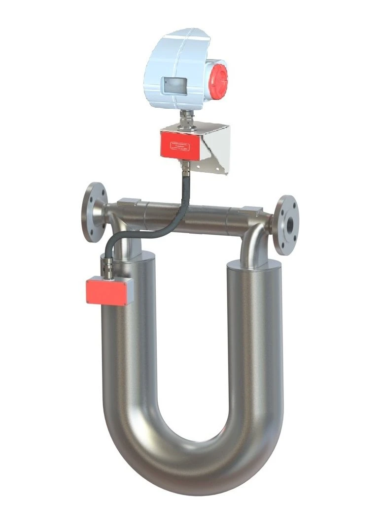 Coriolis flowmeter KTM RuMASS standard version integral for high pressure